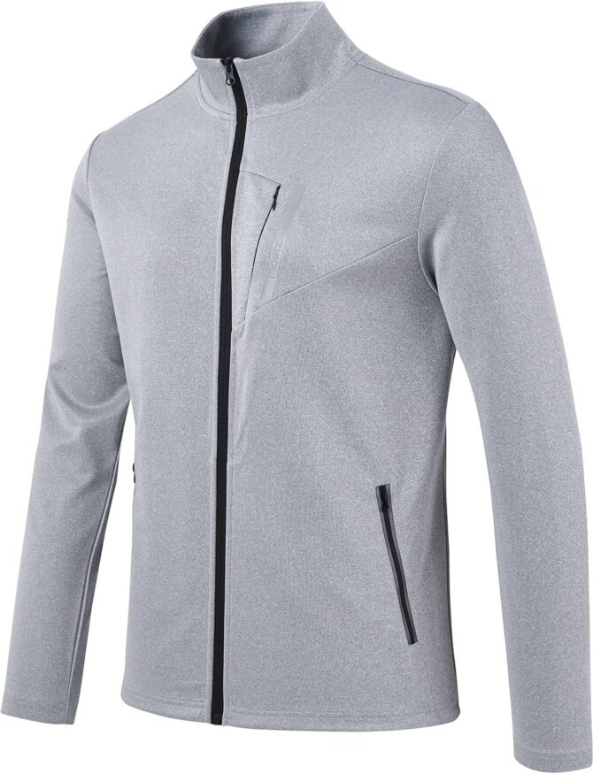 Men's Tracksuits Set Long Sleeve Causal Full Zip Running Sports Sweatsuit For Men 2 Piece Outfits - Image 2
