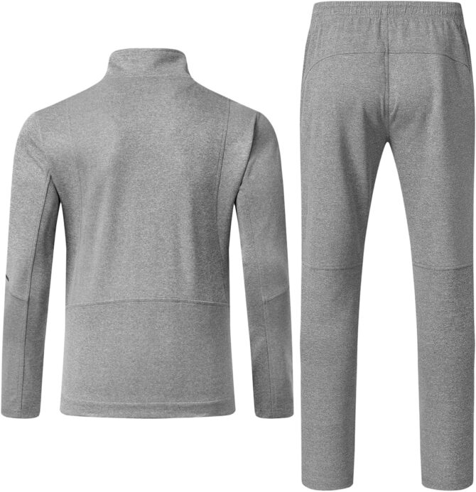 Men's Tracksuits 2 Piece Running Sports Sweatsuits For Men Full Zip Athletic Jackets and Pants Outfits - Image 2